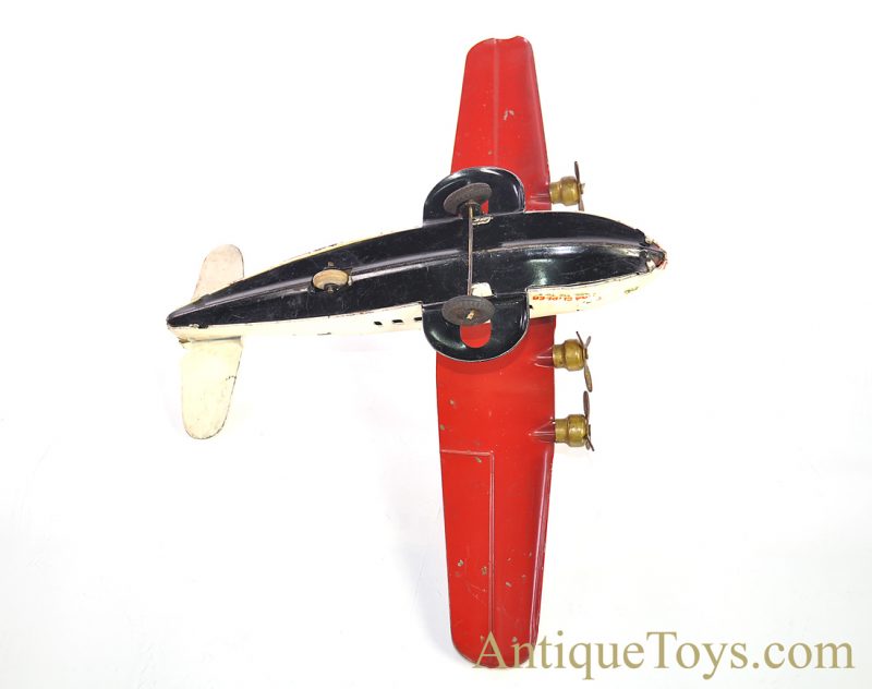 Wyandotte Toys/All Metal Products Co. Ca. 1930’s Pressed Steel “China Clipper” PAA Pan Am Airlines 4-Prop Airplane <FONT COLOR="ff000 ">*SOLD*</font> - Image 9