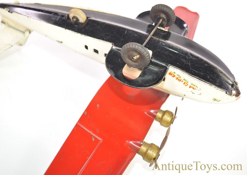Wyandotte Toys/All Metal Products Co. Ca. 1930’s Pressed Steel “China Clipper” PAA Pan Am Airlines 4-Prop Airplane <FONT COLOR="ff000 ">*SOLD*</font> - Image 11