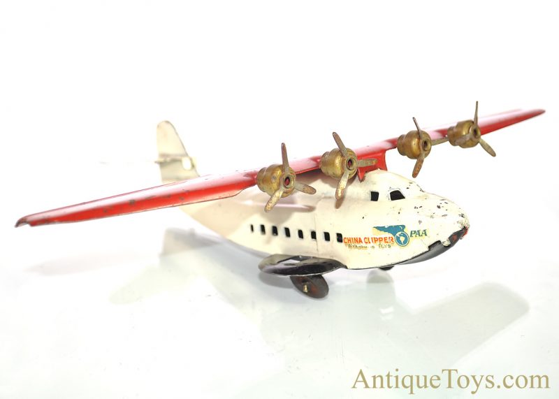 Wyandotte Toys/All Metal Products Co. Ca. 1930’s Pressed Steel “China Clipper” PAA Pan Am Airlines 4-Prop Airplane <FONT COLOR="ff000 ">*SOLD*</font> - Image 2