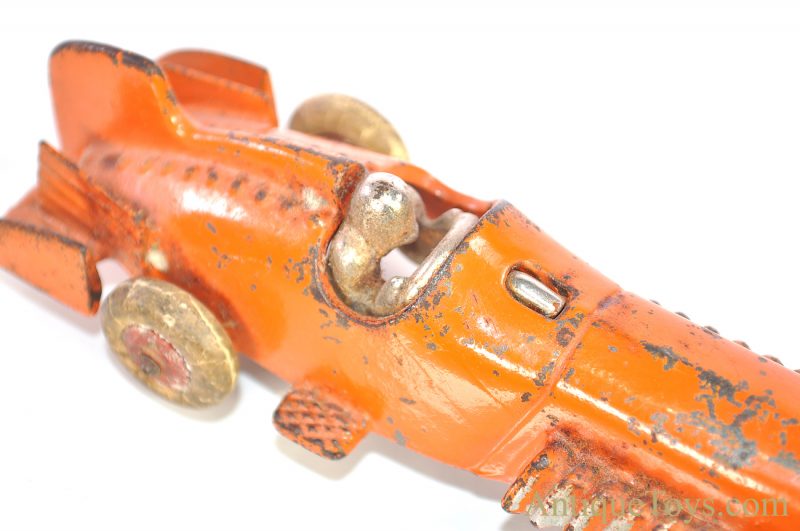 Hubley Orange Cast Iron Racer <FONT COLOR="ff000 ">*SOLD*</font> - Image 6
