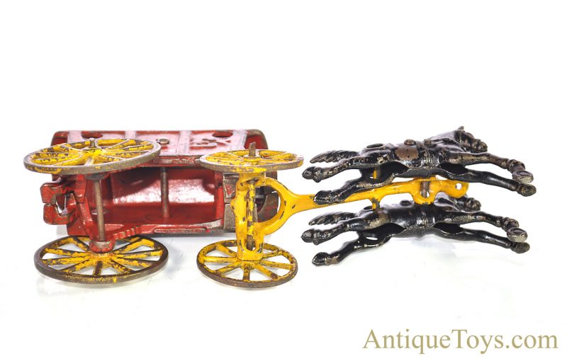 Hubley Cast Iron Horse Drawn Ice Truck <FONT COLOR="ff000 ">*SOLD*</font> - Image 6