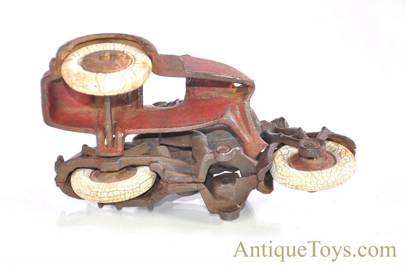 Champion Hardware Co. ca. 1930’s Cast Iron Motorcycle Cop with Sidecar <FONT COLOR="ff000 ">*SOLD*</font> - Image 7