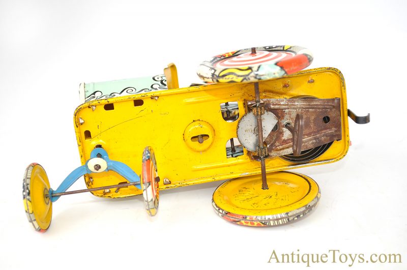 Unique Art Mfg. Co. Artie the Clown/Unique Artie Tin Lithographed Windup Wacky Jeep <FONT COLOR="ff000 ">*SOLD*</font> - Image 7