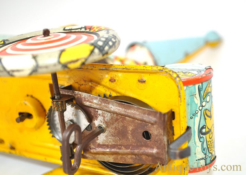 Unique Art Mfg. Co. Artie the Clown/Unique Artie Tin Lithographed Windup Wacky Jeep <FONT COLOR="ff000 ">*SOLD*</font> - Image 8