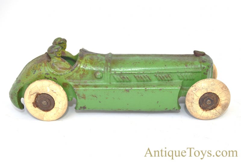 A.C. Williams Green Cast Iron Race Car <FONT COLOR="ff000 ">*SOLD*</font>