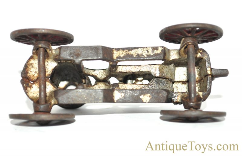 Hubley ca. 1910 Small Silver Cast Iron Fire Engine Pumper Truck <FONT COLOR="ff000 ">*SOLD*</font> - Image 3