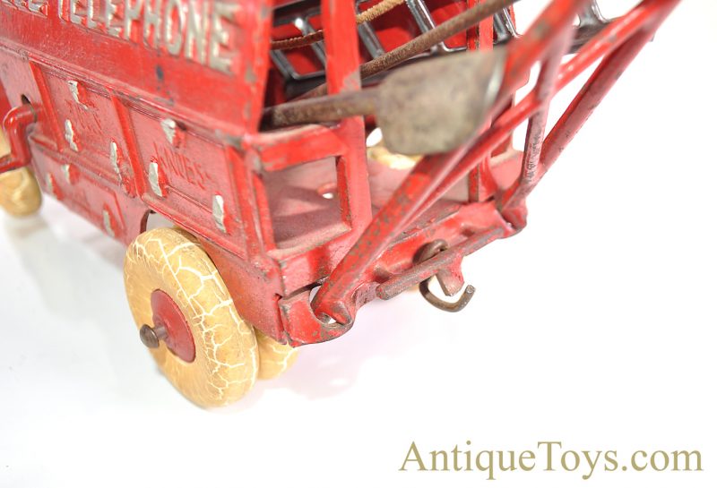 Hubley Red Cast Iron Ohio Bell Telephone Company Truck Large Version <FONT COLOR="ff000 ">*SOLD*</font> - Image 14