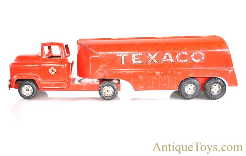 Buddy L ca. 1950's Pressed Steel Red Texaco Fuel Tanker Truck <FONT COLOR="ff000 ">*SOLD*</font> - Image 2