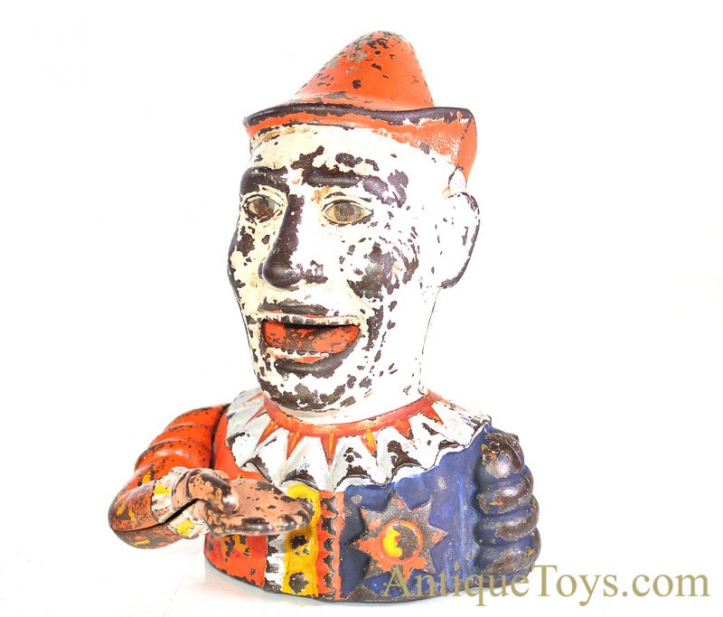 Shepard Hardware Co. ca. 1880's Humpty Dumpty Cast Iron Mechanical Bank *SOLD - Image 2