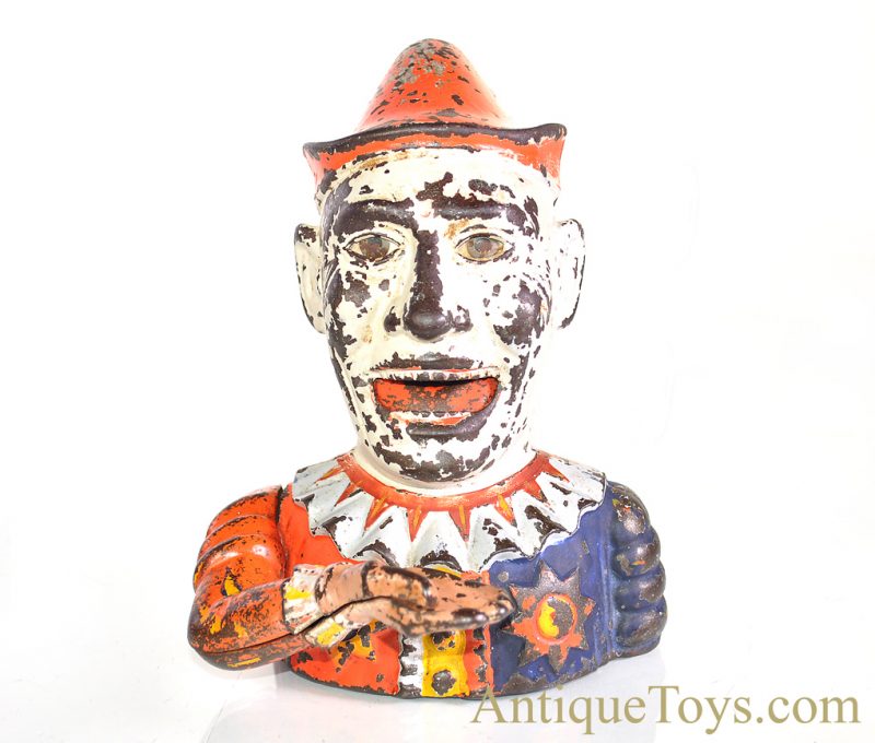 Shepard Hardware Co. ca. 1880's Humpty Dumpty Cast Iron Mechanical Bank *SOLD - Image 4