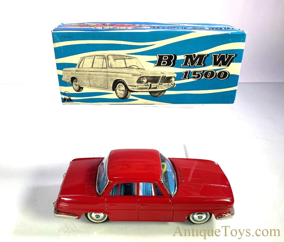 ALPS Alps Shoji Ltd. Tin Lithographed Friction Powered BMW