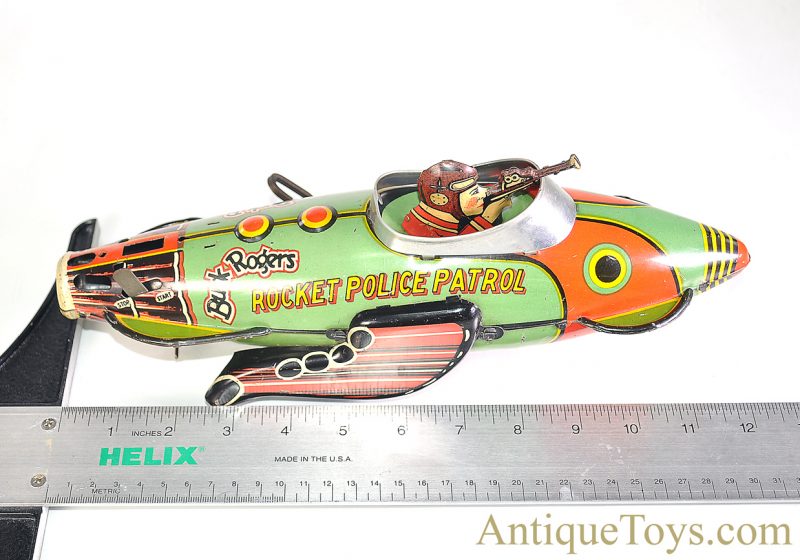 Marx Buck Rogers "Rocket Police Patrol" Tin Windup Space Toy <FONT COLOR="ff000 ">*SOLD*</font> - Image 11