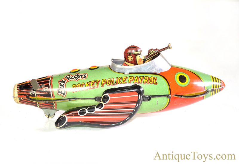 Marx Buck Rogers "Rocket Police Patrol" Tin Windup Space Toy <FONT COLOR="ff000 ">*SOLD*</font>