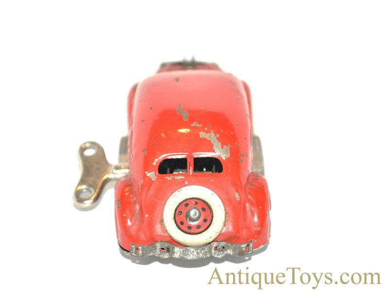 Japanese "MY FRIEND" Prewar 1935 Chrysler Airflow Tin Lithographed Windup Car <FONT COLOR="ff000 ">*SOLD*</font> - Image 4