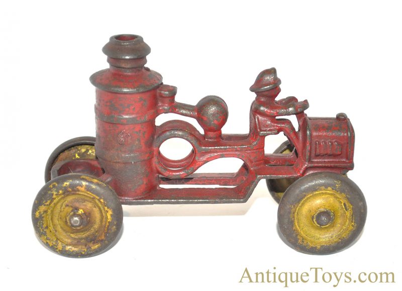 Dent Cast Iron Fire Engine Pumper Truck <FONT COLOR="ff000 ">*SOLD*</font>