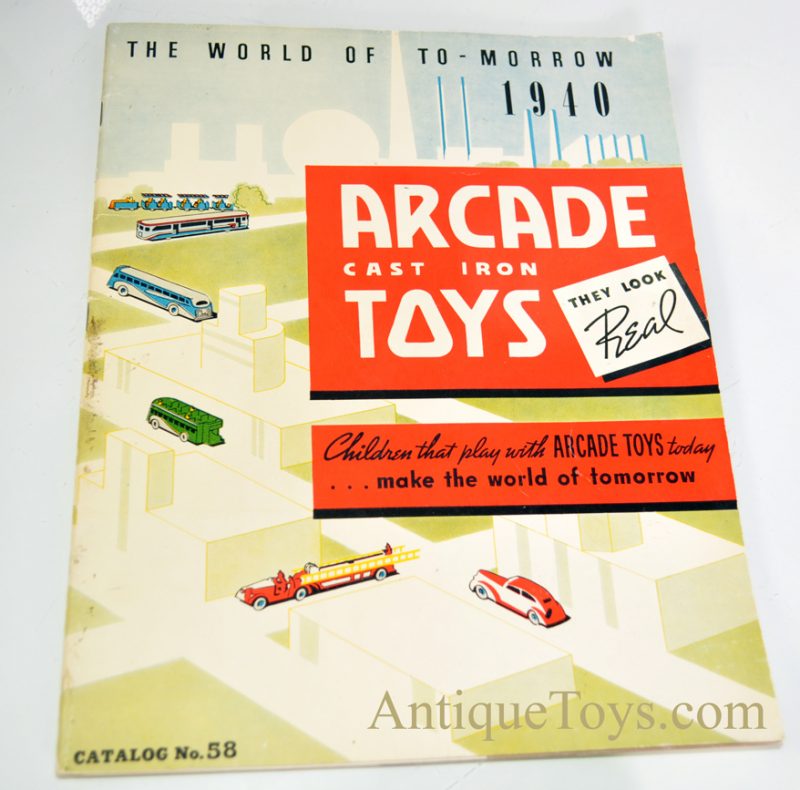 Arcade Rare Large Red Cast Iron Tandem Fire Engine Ladder Truck #1947 <FONT COLOR="ff000 ">*SOLD*</font> - Image 12