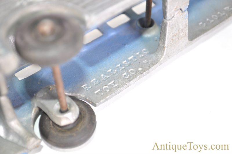 Realistic Toy Co. Cast Aluminum Dual Rear Wheel Silverside Greyhound Bus <FONT COLOR="ff000 ">*SOLD*</font> - Image 8