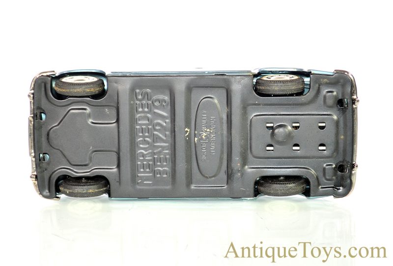Bandai Mercedes-Benz 219 Convertible Automobiles of the World Series #733 Tin Lithographed Friction Japan Scale Model w/Box <FONT COLOR="ff000 ">*SOLD*</font> - Image 7