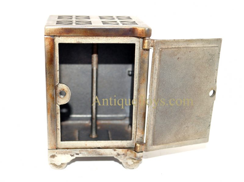 Nicol & Co. ca. 1893 White City Time Lock Puzzle Safe No. 326 Chicago World's Fair Cast Iron Still Penny Coin Bank <FONT COLOR="ff000 ">*SOLD*</font> - Image 10