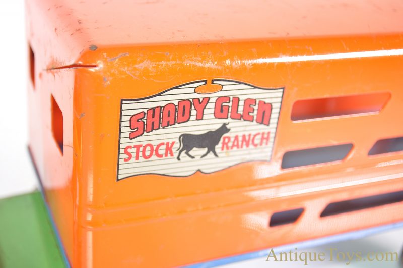 Wyandotte Toys All Metal Products Company Pressed Steel Wyandotte Trucking Shady Glen Stock Ranch Cattle Semi-Trailer Truck <FONT COLOR="ff000 ">*SOLD*</font> - Image 11
