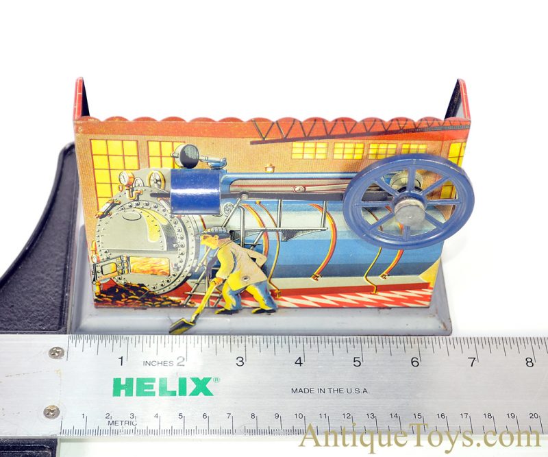 Fleischmann or Fischer Tin Lithographed Coal Stoker Firemen German Steam Toy Accessory Hirschberg Collection for Sale - Image 11