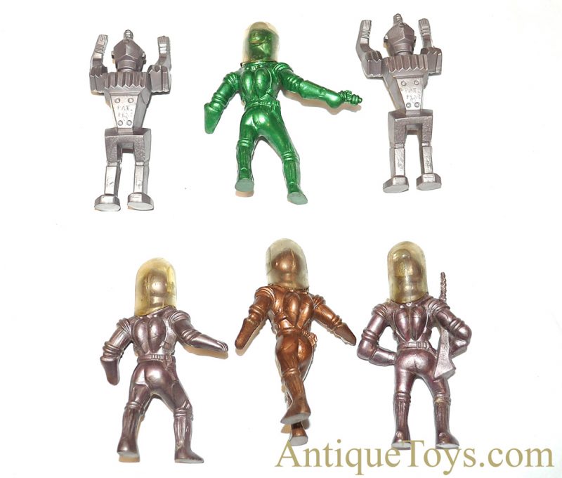Archer ca. 1950's Plastic Spacemen Astronaut Alien Robot Figures <FONT COLOR="ff000 ">*SOLD*</font> - Image 2