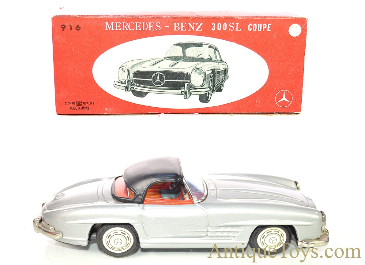 Bandai Mercedes-Benz 300SL Coupe #916 Tin Lithographed Friction 