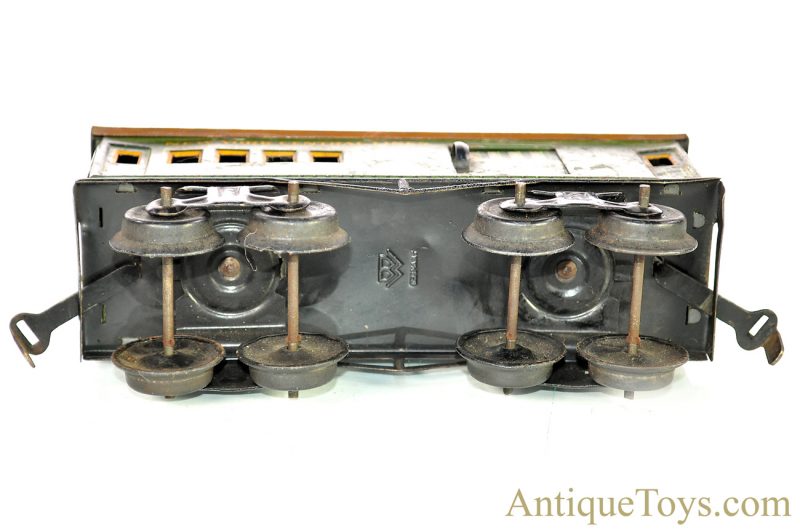 Bing Werkes "New York Central Lines" Cast Iron Electric Locomotive & Tin Lithographed Passenger & Caboose Cars Train Set *RESEARCH HELP NEEDED* <FONT COLOR="ff000 ">*SOLD*</font> - Image 10