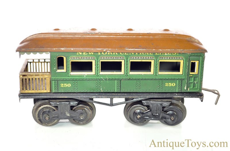 Bing Werkes "New York Central Lines" Cast Iron Electric Locomotive & Tin Lithographed Passenger & Caboose Cars Train Set *RESEARCH HELP NEEDED* <FONT COLOR="ff000 ">*SOLD*</font> - Image 15