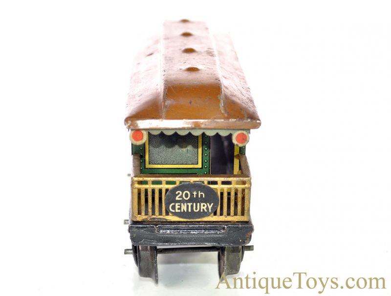 Bing Werkes "New York Central Lines" Cast Iron Electric Locomotive & Tin Lithographed Passenger & Caboose Cars Train Set *RESEARCH HELP NEEDED* <FONT COLOR="ff000 ">*SOLD*</font> - Image 17