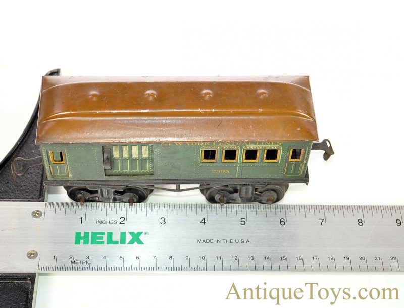 Bing Werkes "New York Central Lines" Cast Iron Electric Locomotive & Tin Lithographed Passenger & Caboose Cars Train Set *RESEARCH HELP NEEDED* <FONT COLOR="ff000 ">*SOLD*</font> - Image 21