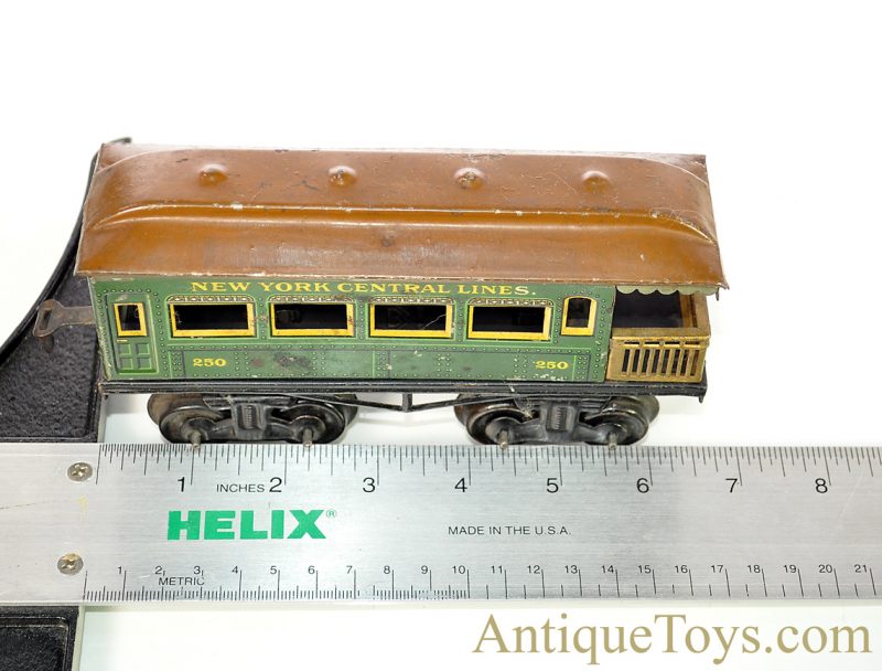 Bing Werkes "New York Central Lines" Cast Iron Electric Locomotive & Tin Lithographed Passenger & Caboose Cars Train Set *RESEARCH HELP NEEDED* <FONT COLOR="ff000 ">*SOLD*</font> - Image 22