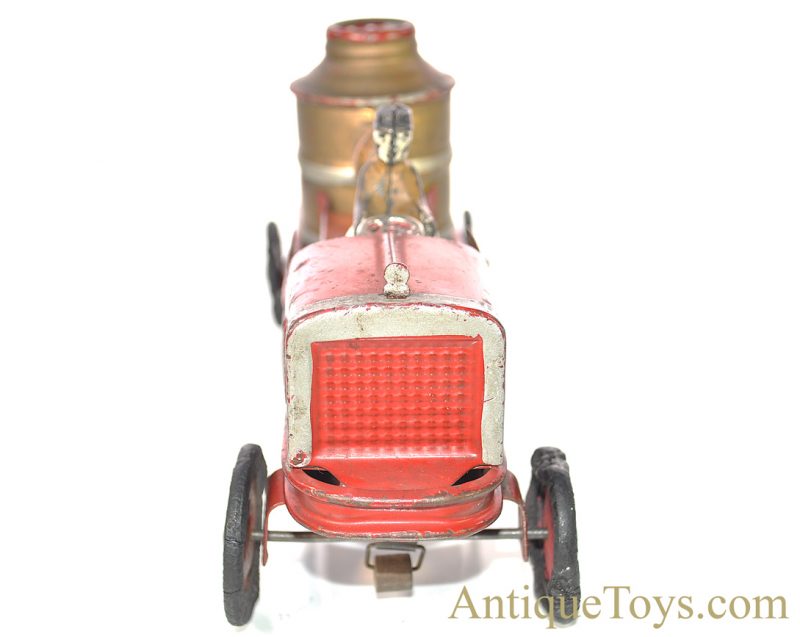 Kingsbury Manufacturing Co. Rare ca. 1931 #1626 Tin Hand Painted Windup Bell Ringer Fire Engine Pumper Truck <FONT COLOR="ff000 ">*SOLD*</font> - Image 4