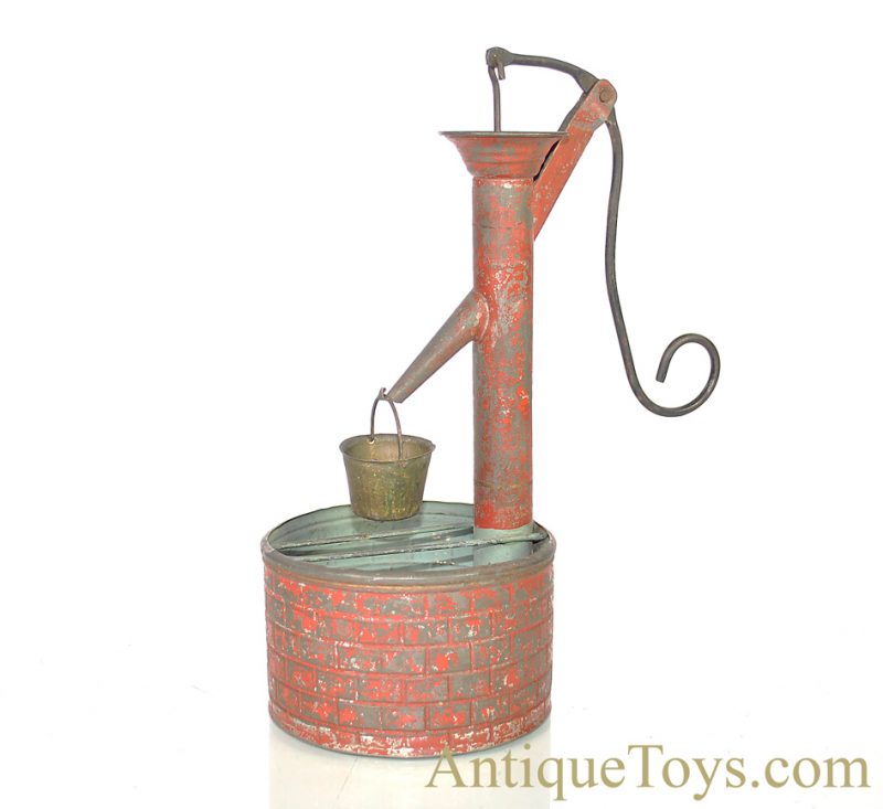 Marklin/Bing Style Set of 2 German Tin Water Fountain Pumps <FONT COLOR="ff000 ">*SOLD*</font> - Image 12