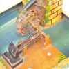 Marklin/Gebrüder Maerklin ca. 1927 Reservoir with Water Wheel & Trip Hammers (Bassin mit Felspartie) German Tin Toy Hirschberg Collection <FONT COLOR="ff000 ">*SOLD*</font> - Image 7