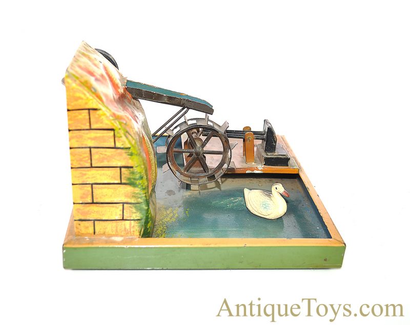 Marklin/Gebrüder Maerklin ca. 1927 Reservoir with Water Wheel & Trip Hammers (Bassin mit Felspartie) German Tin Toy Hirschberg Collection <FONT COLOR="ff000 ">*SOLD*</font> - Image 2