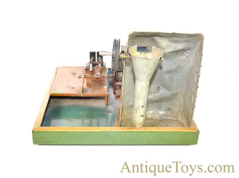 Marklin/Gebrüder Maerklin ca. 1927 Reservoir with Water Wheel & Trip Hammers (Bassin mit Felspartie) German Tin Toy Hirschberg Collection <FONT COLOR="ff000 ">*SOLD*</font> - Image 4
