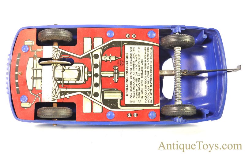 Marx ca. 1950’s Plastic & Tin Lithographed "Automatic Brake Kar" LM14 Braking Push Car <FONT COLOR="ff000 ">*SOLD*</font> - Image 5