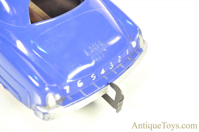 Marx ca. 1950’s Plastic & Tin Lithographed "Automatic Brake Kar" LM14 Braking Push Car <FONT COLOR="ff000 ">*SOLD*</font> - Image 7