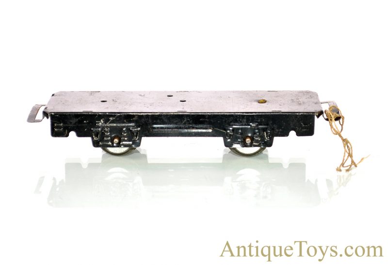 Marx O-Gauge 7pc. Tin Lithographed Train Set #4000 Seaboard Clockwork & Dummy A-Unit Diesel Locomotive with #956 Caboose, B&O Coal, Flat & Sinclair Tank Cars & Illinois Central Trestle Bridge for Sale - Image 18