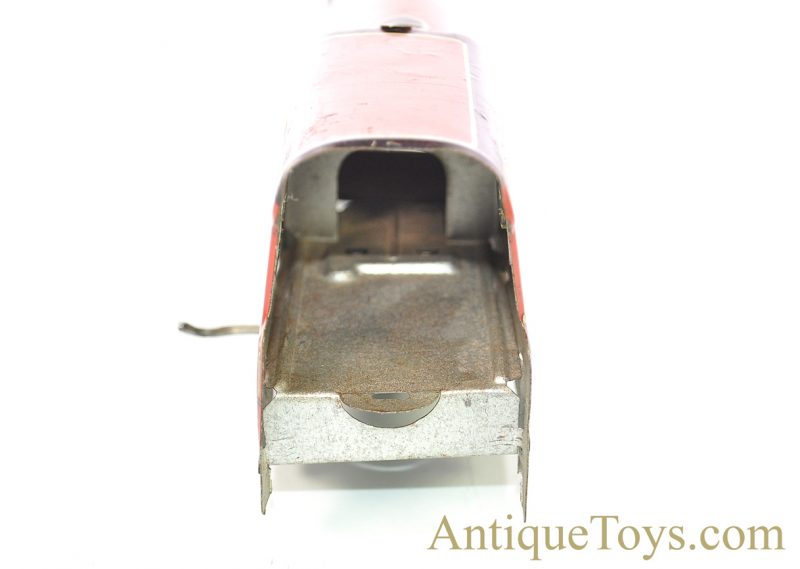 Memo Rare S.N.C.F Pacific Type 602 Steam Locomotive French Tin Lithographed Windup Toy Train for Sale - Image 4
