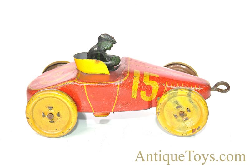 Mohawk Toys Very Rare "Racer #15" Tin Windup Lithographed Racecar <FONT COLOR="ff000 ">*SOLD*</font>