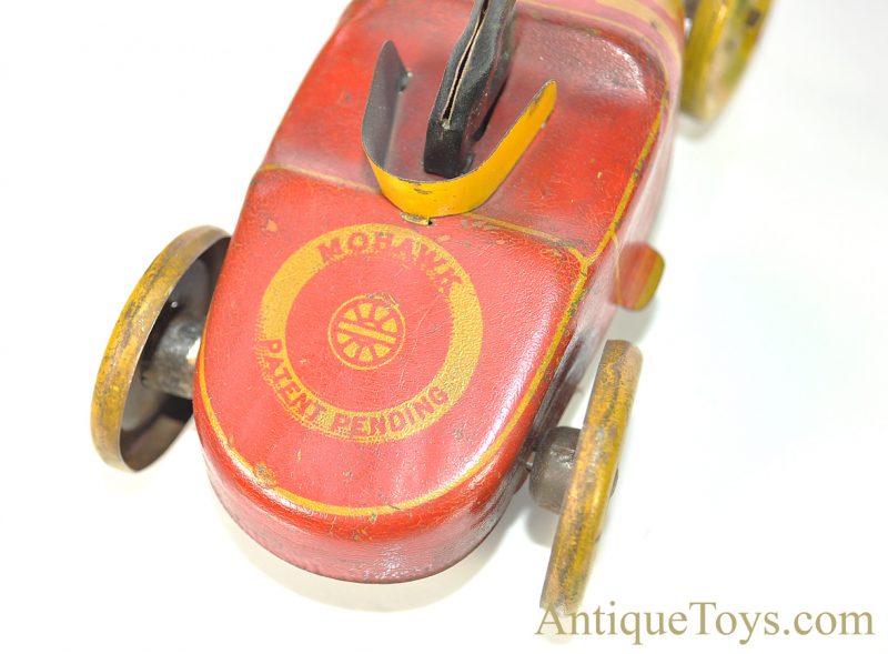 Mohawk Toys Very Rare "Racer #15" Tin Windup Lithographed Racecar <FONT COLOR="ff000 ">*SOLD*</font> - Image 6