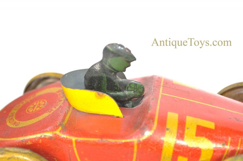 Mohawk Toys Very Rare "Racer #15" Tin Windup Lithographed Racecar <FONT COLOR="ff000 ">*SOLD*</font> - Image 7