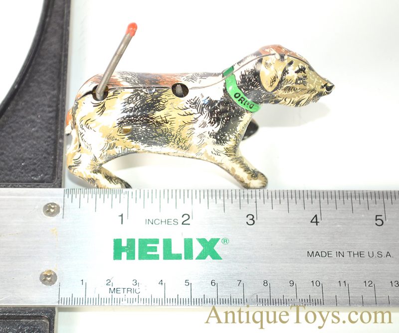 Orianna Metal Products, Inc. "Ori-O Tailspin Pup" Tin Windup Dog with Box <FONT COLOR="ff000 ">*SOLD*</font> - Image 11