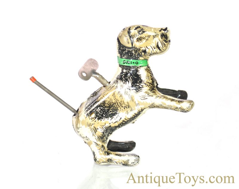 Orianna Metal Products, Inc. "Ori-O Tailspin Pup" Tin Windup Dog with Box <FONT COLOR="ff000 ">*SOLD*</font> - Image 2