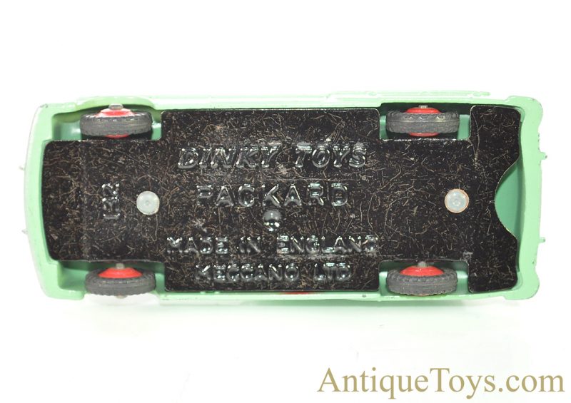 Meccano Ltd. Dinky Toys Diecast Seafoam Green #132 Packard Convertible Car in Box *SOLD* - Image 4