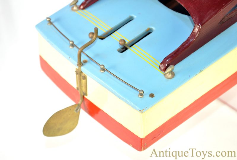 ITO Wooden Japanese Speedboat Battery Operated Twin Screw Early Horseshoe TMY Motor <FONT COLOR="ff000 ">*SOLD*</font> - Image 9