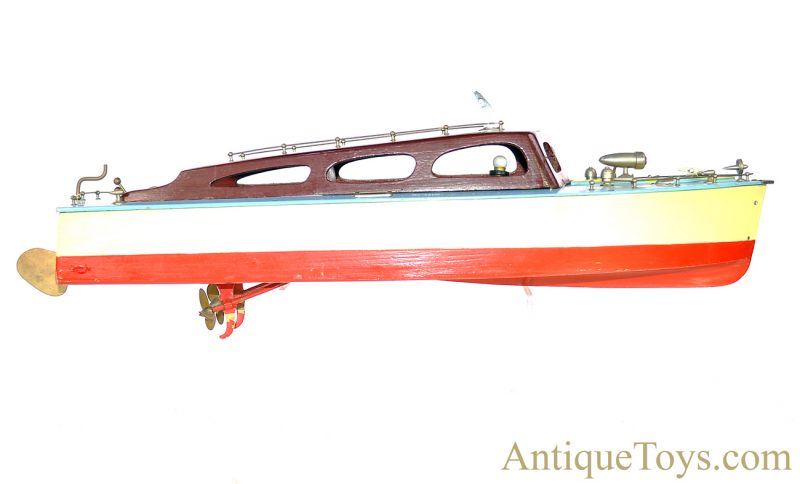 ITO Wooden Japanese Speedboat Battery Operated Twin Screw Early Horseshoe TMY Motor <FONT COLOR="ff000 ">*SOLD*</font>