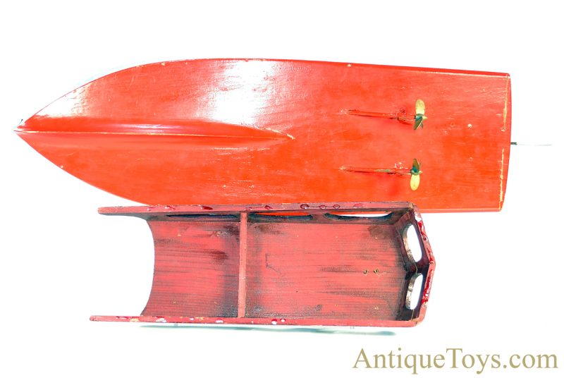 ITO Wooden Japanese Speedboat Battery Operated Twin Screw Early Horseshoe TMY Motor <FONT COLOR="ff000 ">*SOLD*</font> - Image 4